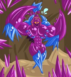 arachnid arthropod bound colesasinus crystal encasement human league_of_legends male mammal scorpion skarner transformation