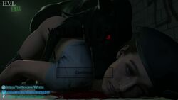 1girls 3d animated bestiality blood capcom cerberus_(resident_evil) continue? dead dead_body death defeat defeated defeated_heroine dog doggy_style female_death feral from_behind game_over game_over_screen gameplay_mechanics hat human hvlsfm jill_valentine jill_valentine_(sasha_zotova) neck_grab necrophilia partially_clothed rape resident_evil resident_evil_3 resident_evil_3_remake sound source_filmmaker video you_are_dead you_lose zoophilia