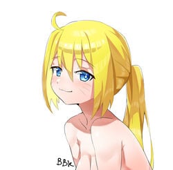 1girls :3 bbk_(artist) blonde_hair blue_eyes blush breasts cute female female_focus female_only gender_transformation genderswap genderswap_(mtf) kneeling light-skinned_female light_skin naked naruko naruto naruto_(classic) naruto_(series) naruto_shippuden nude nude_female on_knees pale-skinned_female pale_skin petite ponytail pose posing rule_63 shounen_jump small_breasts smile smiling solo solo_female solo_focus teenager tied_hair topless topless_female uzumaki_naruto whisker_markings whiskers yellow_hair