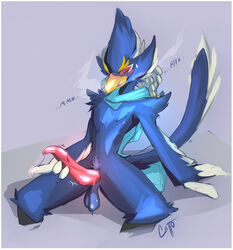 anthro avian balls beak bird blue_body blue_feathers bodily_fluids breath_of_the_wild catto_(artist) erection feathered_wings feathers genital_fluids genitals hi_res licking licking_lips male masturbation mostly_nude nintendo nude penile penile_masturbation penis precum revali rito scarf scarf_only sitting solo solo_male tail_feathers tapering_penis the_legend_of_zelda tongue tongue_out video_games winged_arms wings