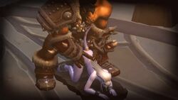 3d animated doggy_style draenei female grommash_hellscream loop male svayaa thegworks video world_of_warcraft wow