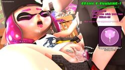 ahe_gao animal_humanoid anthro being_watched blush bodily_fluids bottomless bottomless_female cephalopod cephalopod_humanoid clothed clothed_male clothing cum cum_in_pussy cum_inside cuttlefrsh_(splatoon) female humanoid impregnation inkling inkling_boy inkling_girl leviantan581re looking_pleasured male male/female mask_(marking) nintendo octoling octoling_boy onomatopoeia ovum penis pink_eyes pink_hair pointy_ears pseudo_hair public public_sex pussy saliva sperm_cell splatoon splatoon_(series) splatoon_2 squid surume_(splatoon) tentacle tentacle_hair text tongue tongue_out vaginal vaginal_penetration