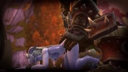 3d draenei female grommash_hellscream male svayaa world_of_warcraft wow