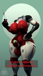 1futa 3d big_breasts big_penis damndirtydog erection futanari half-life_(series) half-life_2 hev_suit living_clothes medical solo_futa syringe tagme