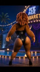 ai_generated anthro ass_shake blue_sky_studios cabaret dancing ellie_(ice_age) eyewear fishnet_pantyhose fishnets heels huge_breasts ice_age:_collision_course ice_age:_the_meltdown ice_age_(film) ice_age_(series) ice_age_dawn_of_the_dinosaurs imminent_sex juicy_thighs mammoth mature_female milf milfification mommy mommy_kink pantyhose playboy_outfit pole sitting skirt striptease tagme thick_arms thick_thighs video voluptuous voluptuous_female voluptuous_milf