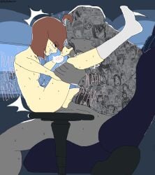 1boy 1boy1girl 1boy1girls 1boys 1girl 1girl1boy 1girls 1girls1boy ahe_gao ahe_gao_hoodie ahegao ahoge bigballerz closed_eyes closed_mouth computer computer_monitor desk desktop ethicalgooner2007_(kryptraider) face_to_face female female/male flat_chest flat_chested fuck gaming_chair girl_failure girlfailure glasses goon_cave gooner goonette grey_body grey_skin gritted_teeth gritting_teeth hand_holding heart heart_symbol hearts hentai hentai_hoodie holding holding_one_leg_up holding_onto_partner leg_grab leg_up legs_up male male/female ms_paint nerd nerdy_female no_pants onomatopoeia pc penetration petite petite_body petite_female plap sex short_hair sitting_on_another sitting_on_lap sitting_on_person small_breasts socks socks_only swear sweat sweatdrop sweating sweaty sweaty_body text tremble_lines tremble_spikes trembling twitter twitter_username watermark