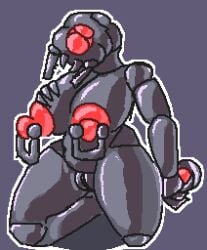 anthro belly big_breasts big_butt big_nipples breasts butt female female_only hi_res humanoid machine mature_female mecha nipple_piercing nipples not_for_bread piercing robot robot_anthro robot_humanoid slightly_chubby solo terraria the_destroyer_(terraria) worm