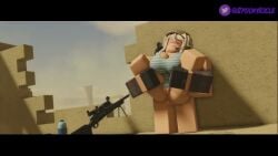 1boy 1female 1girl 1girls 1male 2021 20_seconds 3d animated balls blush bottomless bottomless_female bottomless_male dick female gun longer_than_10_seconds loop male_penetrating_female moaning outdoor_sex outdoors outside outside_sex penis pussy reverse_stand_and_carry_position roblox robloxian sex shorter_than_30_seconds sniper_rifle sound spookyicicle stand_and_carry_position tagme video water_bottle