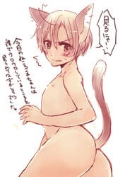 axis_powers_hetalia cat_ears cat_tail catboy lovino_vargas male_only romano_(hetalia) solo tagme yaoi