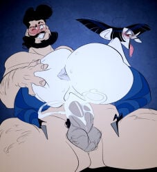 betty_sourisnoir theoneian_(character) slb naked completely_nude goth sex vaginal_penetration cum cum_inside cum_in_pussy anus orgasm_face tongue_out shortstack big_ass