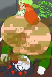 1boy 1girl 1girl1boy asshole asshole_focus bubble_ass bubble_butt chance_(fortnite) dakko_(dakkodanth) dakkodanth epic_games facesitting facesitting_female fart fart_cloud fart_fetish farting farting_in_face farting_on_face fortnite fortnite:_battle_royale futanari licking licking_ass orange_hair pixel_(artwork) pixel_art tayytayy3d