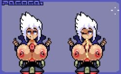 self_upload self-insert robot robot_humanoid robot_boy 1girls 1boy paizuri titfuck clothed_sex looking_at_penis white_hair 2026 tagme artist_upload artist_request pacoca tagme_(artist) tagme_(character) original_character original_characters big_breasts heart <3 one_eye_closed cum cumshot excessive_cum cum_on_breasts simple_background animation gif pixel_art pixel_animation