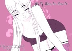 closed_eyes elf female horny pinned_down pov riley_moore_(artist) rosea_(riley_moore) undressing