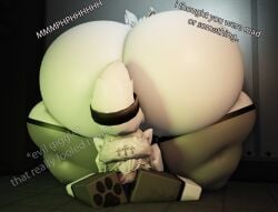 2boys 3d 3d_(artwork) against_surface against_wall all_fours anthro anthro_on_anthro ass_eating cat_ears cat_tail dialogue eating_ass femboy femboy_only from_behind furry gay gay_sex hat high_socks huge_ass huge_butt huge_hips huge_thighs hyper hyper_ass hyper_butt hyper_genitalia hyper_hips hyper_thighs kemono kemonomimi male male_only oc pawpads paws roblox roblox_studio robloxian sdiybt shorksenjoyer storage_room striped_tail tagme tail tail_markings thighhighs warehouse