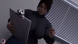 1boy 1futa 1girls 3d abs alison_(blankken) animated ass big_ass big_breasts big_penis blankken bloated breasts cucked_by_futa cuckold dark-skinned_futa doctor doctor_on_patient doctors_office excessive_cum female from_behind futa_on_female futanari glasses hourglass_figure hourglass_figured_female huge_cock implied_creampie impregnation jiggle jiggling_ass leaking_cum liz_(blankken) longer_than_one_minute macro_futa mating_press muscular muscular_futa no_sound original original_character pants_off penis red_dress red_hair rough_sex shorter_than_two_minutes tagme uncensored vaginal_penetration veiny_penis video voluptuous voluptuous_female