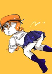 crossdressing humanoid inkling inkling_boy male_only no_humans sailor_uniform solo_male splatoon splatoon_(manga)