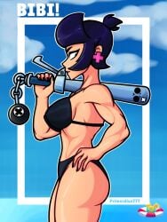 bibi (brawl stars) from brawl stars by primordius777