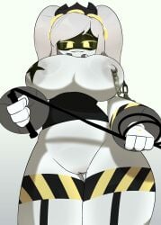 1girls boobs breasts constable_j cosplay female female_focus female_only j_(murder_drones) lawgx murder_drones nipple_chain nipple_piercing pigtails pussy screen_face sex_toy silver_hair silver_hair_female smile smiling solo solo_female solo_focus thick_thighs thighs wink winking yellow_eyes yellow_eyes_female