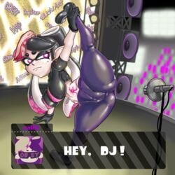 1girls anus ass breasts callie_(splatoon) cameltoe clothing_skin heart-shaped_pupils hypno_shades_(splatoon) hypnosis inkling jobless more_at_source octarian_tattoo octo_callie smooth_skin splatoon splatoon_2 tattoo text tight_clothing