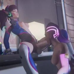 1futa 1girls 3d animated areolae big_penis blowjob breasts brown_hair clothing d.va dark-skinned_female dark_skin defeated defeated_heroine delalicious3 dreamrider duo eyes_closed fellatio female forced forced_oral futa_on_female futa_with_female futanari gloves human kaliethva light-skinned_futanari light_skin makeup markings medium_breasts moaning music nipples oral overwatch pale_skin partially_clothed penis ponytail purple_hair sex sombra sound suit video