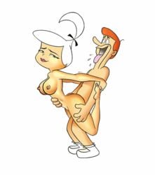 animated father_and_daughter george_jetson hanna-barbera helix incest jab judy_jetson nipples the_jetsons