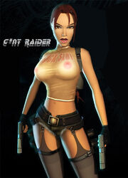 3d female female_only human lara_croft lara_croft_(classic) meik_dirks solo stockings tagme tomb_raider