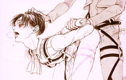 levi ackerman from attack on titan by anonymous artist