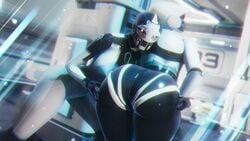 2girls 3d 3d_(artwork) ada-1 ass bent_over big_ass bungie crossover destiny_(game) destiny_2 exo female female_only gloves glowing glowing_eyes haydee haydee_(game) looking_at_viewer peace_sign presenting_hindquarters robot robot_girl robotic_arm seductive sonicfreak thick_thighs thighs