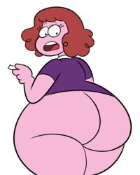 1girls 2021 ass big_ass big_city_greens bottomless bottomless_female cinema_galaxy_usher cute disney disney_channel female large_ass looking_back no_panties oboithisisfunky pink_skin red_hair tagme transparent_background