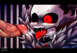 2020 big_penis gag gay heki_(artist) horror_sans horrortale humanoid humanoid_genitalia humanoid_penis mouth_forced_open mouth_hold mouth_open penis rape red_tongue sans sans_(horrortale) sans_au skeleton spider_gag sweat sweating undertale undertale_au undertale_fanfiction