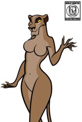 anthro breasts furry lion the_lion_king wolffhunter_art zira