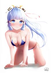 kamisato ayaka from genshin impact by mash mayoru