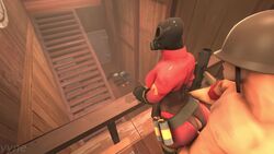 3d 3d_(artwork) ambiguous_penetration animated ass bent_over bent_over_railing bouncing_breasts bouncing_butt cheating corset female fempyro large_ass mp4 ripped_clothing soldier_(team_fortress_2) sound source_filmmaker standing standing_sex team_fortress_2 thick_ass thick_thighs video vyne wide_hips