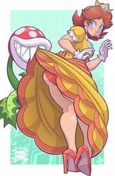 piranha plant from mario (series) by ballbots