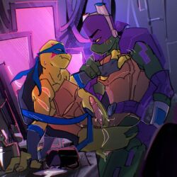 cum cumming donatello donatello_(rise_of_the_tmnt) donatello_(tmnt) gay gay_domination gay_sex incest leonardo_(rise_of_the_tmnt) nsfw rise_of_the_teenage_mutant_ninja_turtles rise_of_the_teenage_mutant_ninja_turtles:_the_movie teenage_mutant_ninja_turtles tmnt washhothand yaoi