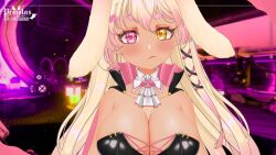 1girls big_breasts breasts bunny_girl cleavage cute female female_focus female_only large_breasts neutral_expression original original_character pemalas_the_mysterious pemamysterious virtual_youtuber