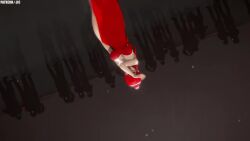 1girls animated clothing dancing female footwear fully_clothed green_eyes high_heels human jic_jic mikumikudance mmd no_sex non-sexual pale_skin pyrrha_nikos red_dress red_hair rwby sound tagme video