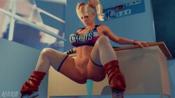 1girls 3d alyta3d anal anal_training animated blonde_hair blue_dildo blue_eyes bouncing_breasts cheerleader classroom clothed dildo dildo_in_ass endured_face female female_masturbation female_only juliet_starling leg_warmers light-skinned_female light_skin lollipop_chainsaw longer_than_30_seconds masturbation mp4 no_panties riding riding_dildo sex_toy shoes sitting_on_dildo slutty_clothing sneakers socks socks_and_leg_warmers socks_and_shoes solo sound stretched_anus struggling_to_fit tagme teenager thigh_socks thighhighs twintails twitching video watermark white_socks