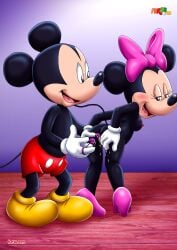 1boy 1boy1girl 1girls anal anal_beads anal_insertion anthro anthro_only ass bbmbbf blush breasts disney female fur34 male male/female mickey_mouse minnie_mouse mouse nipples nude open_mouth palcomix pussy sex_toy tongue