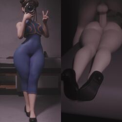 1boy 1girl 1girls 3d anal anal_sex animated asian_female ass ass_bounce ass_jiggle ass_shake before_anal before_and_after big_ass bodysuit bouncing_ass bubble_butt capcom chun-li chun-li_(fortnite) curvy epic_games evilaudio face_down_ass_up fat_ass fortnite fortnite:_battle_royale hi_res high_heels high_resolution huge_ass instant_loss jiggling_ass kittyyevil leg_up miyukiva partial_male peace_sign prone_bone selfie shorter_than_30_seconds shorter_than_one_minute sound split_screen straight street_fighter thick_ass thick_thighs thrusting v video wide_hips