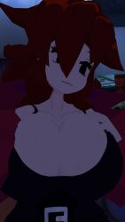 3d 3d_model breasts female friday_night_funkin girlfriend_(friday_night_funkin) girlfriend_(shadsterwolf) huge_breasts kallylady light-skinned_female light_skin pale-skinned_female pale_skin shadsterwolf vrchat vrchat_avatar vrchat_model