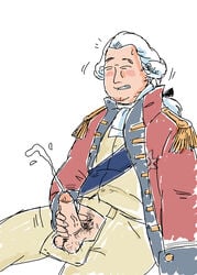 blush chubby colonialfox cum cumming daddy general_charles_cornwallis history male penis solo_male uniform united_kingdom