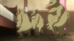 2d 2girls 4monsters anal animated ass big_breasts black_skin blowjob breasts censored cum cum_in_ass cum_in_mouth cum_in_pussy cum_inside elf_hime_nina face_fucking goblin goblin_male green_skin long_hair longer_than_one_minute miriya mp4 penis purple_hair pussy rape size_difference small_dom_big_sub smaller_male sound tagme video white_skin yellow_hair