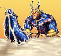 abs all_might bara biceps blonde_hair bodybuilder censor_bar censored censored_penis cum cum_bath cum_flood cum_flooding cum_on_body cum_on_lower_body cum_on_muscles cum_on_penis cum_on_self cum_on_upper_body cumming cumshot energy_camdy excessive_cum flexing hyper hyper_balls hyper_cum hyper_genitalia hyper_muscles hyper_penis hyper_testicles male male_focus male_only masturbating masturbation muscle muscles muscular muscular_arms muscular_ass muscular_back muscular_legs muscular_male muscular_thighs my_hero_academia nipples pecs pointless_censoring tight_clothing toshinori_yagi veins veiny_muscles veiny_penis 種