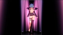 1girls 3d animated bare_back breasts female froot horns light-skinned_female light_skin mp4 music nude nude_female one_stocking pointy_ears sound tagme video virtual_youtuber vshojo walk_cycle wataamage wings