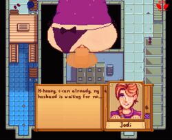 1boy 1girls 2d 2d_animation anal anal_grip anal_juice anal_juice_trail anal_pounding anal_sex animated ass biting_lip cheating clothed_sex cum_inside_request farmer_(stardew_valley) jodi_(stardew_valley) panties_aside pixel_animation pixel_art pleasure_face rolling_eyes small_ass stardew_valley theevilfallenone tight_anal