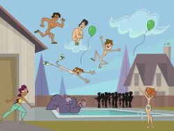 cannonball_(dive) cartoon_network cody_(tdi) edit edited falling fresh_tv harold_(tdi) jump jumping justin_(tdi) nude pool sasquatch sasquatchanakwa sierra_(tdi) total_drama_(series) total_drama_island trent_(tdi)