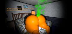 1boy ass big_ass big_ass_(male) big_butt cupcake887 dayshift_at_freddy's dialogue dsaf fart farting jack_kennedy_(dayshift_at_freddy's) old_sport speech_bubble