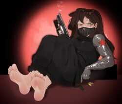 brown_hair bucky_barnes captain_america_(series) cyadraws feet feet feet_focus female female_only foot_fetish long_hair marvel marvel_rivals mcu rule_63 winter_soldier