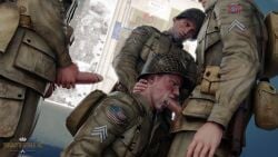 army blowjob deepthroat education gay gay_male gay_sex group group_sex instruction jerking_off jerkingoff male male_only masturbation medal_of_honor_airborne military oral oral_sex orgy soldier soldiers tommys_eagle_hq training uniform ww2